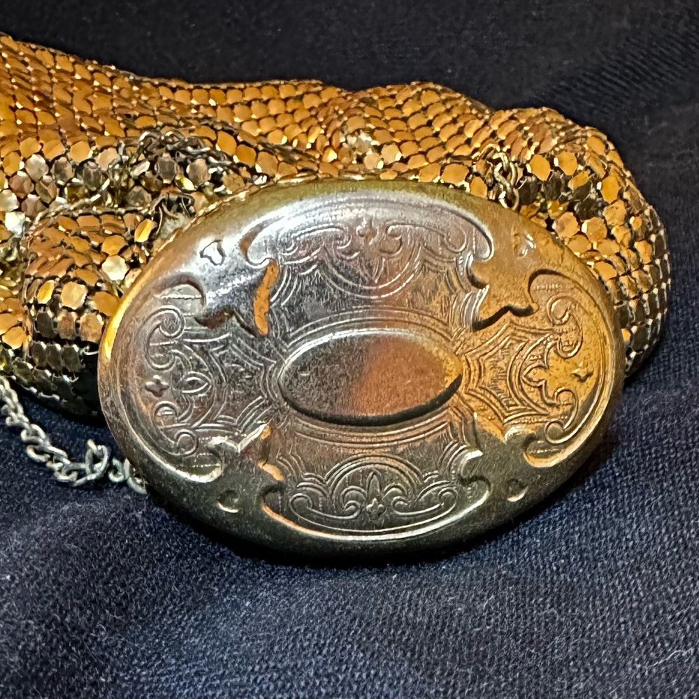 Elegant Vintage Gold and Silver Clutch